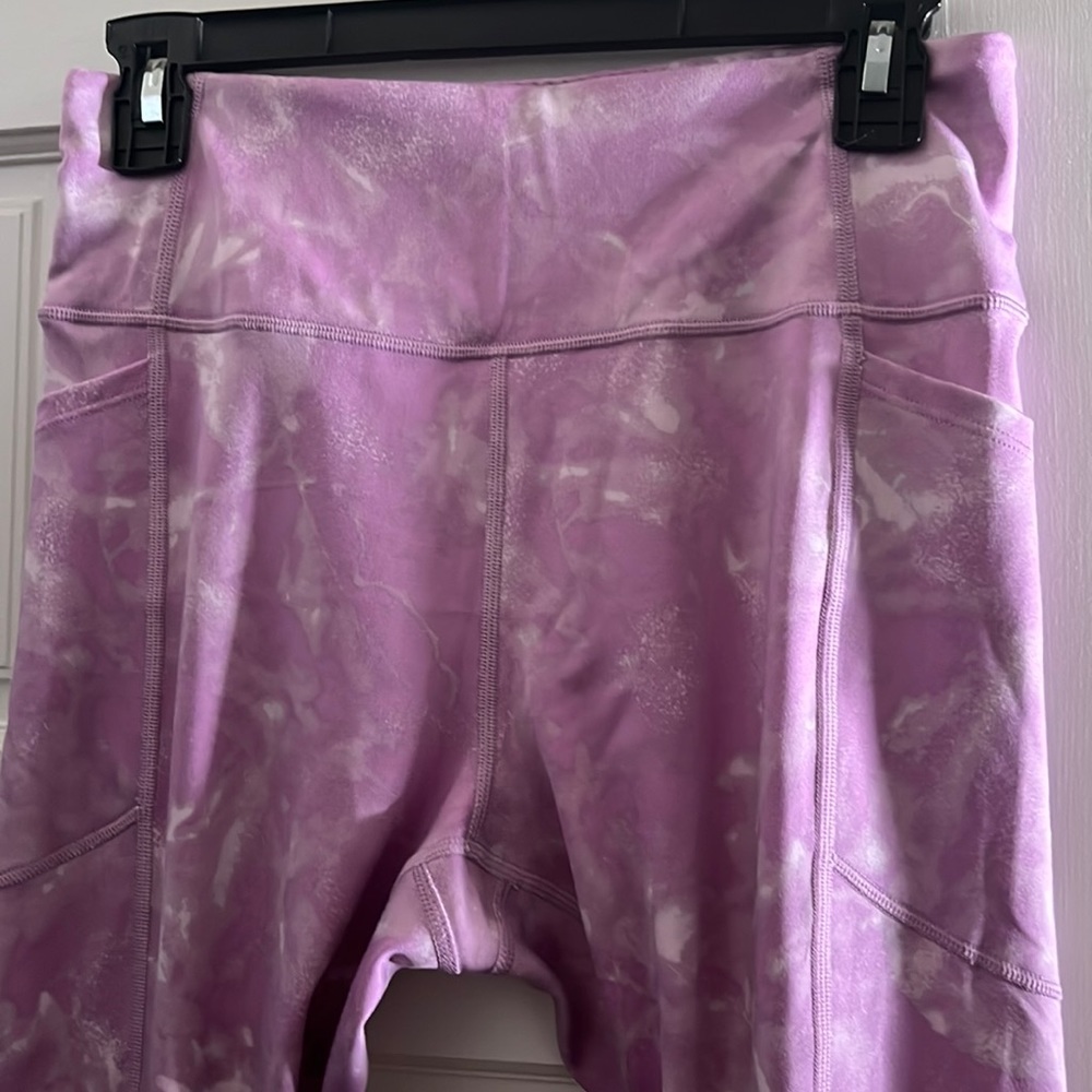 Victoria Secret. Worn once. Washed and hung to dry. Light purple w/ tie dye look